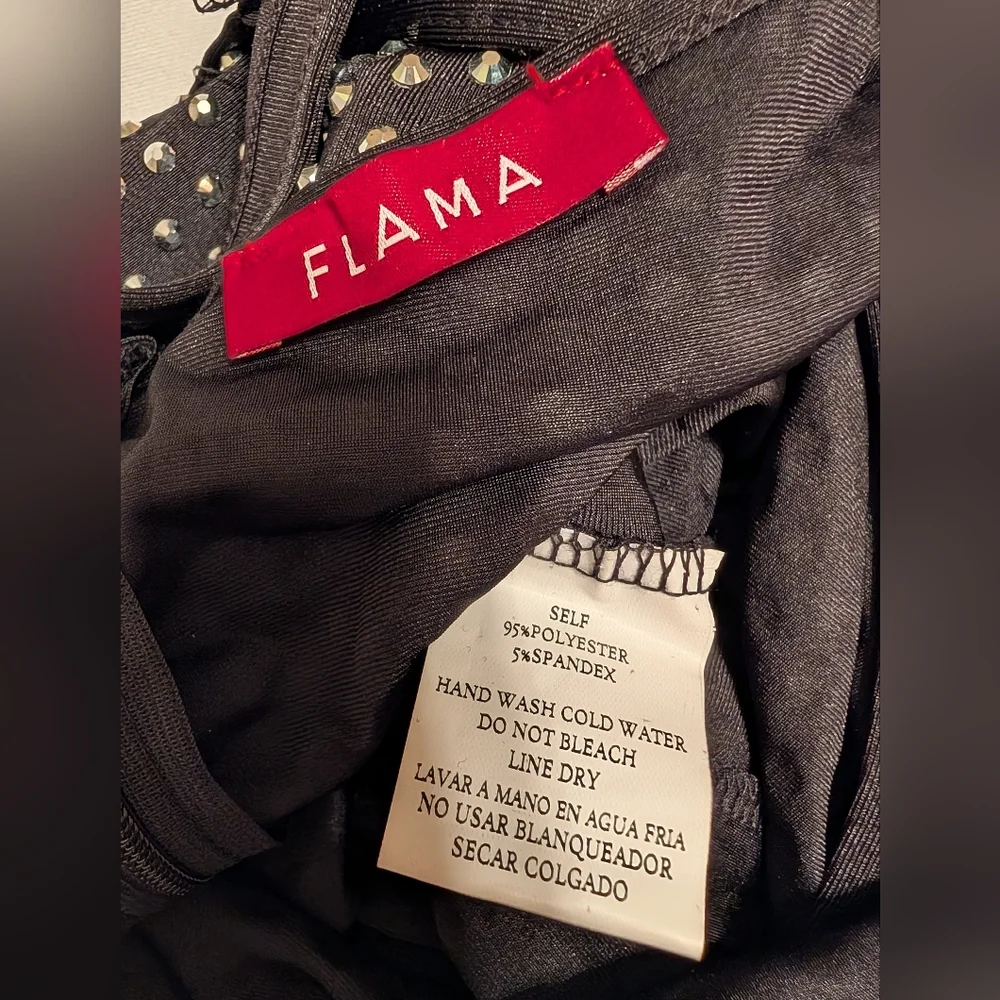 NWT Hot Miami Styles Sparkly Rhinestone Cut-Out Women's Jumpsuit - Picture 8 of 12